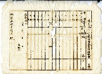 濟美規約ニ依ル醵出者及費用額空白報告表藏品圖，第2張