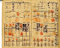 昭和十七年吳火旺貯金通帳藏品圖，第3張
