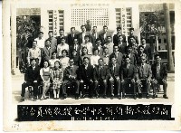 民國五十九年橋頭國民中學全體教職員合影藏品圖，第1張