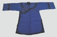 藍色線紋長袖上衣藏品圖，第1張