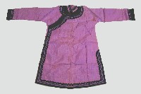 粉紫色波浪紋長袖上衣藏品圖，第1張