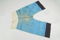 藍色花卉繡樣長褲藏品圖，第1張