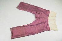 紫紅色素面長褲藏品圖，第1張