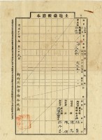 大正十二年陳瑚等土地臺帳謄本藏品圖，第5張