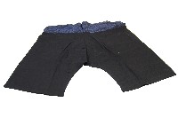 黑色素面長褲藏品圖，第1張