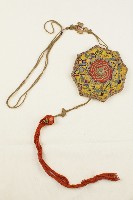 床前八卦刺繡吊飾2件藏品圖，第2張