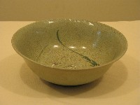 青釉彩繪丹頂鶴紋深腹碗藏品圖，第1張