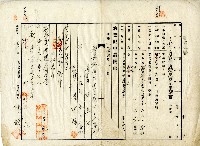 昭和七年許魚池土地共有者住所變更登記申請書藏品圖，第1張