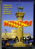 RHODOS字樣撲克牌藏品圖，第1張