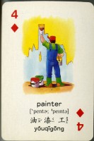 遠東英漢字典人物篇撲克牌藏品圖，第4張