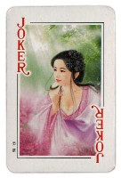 楊柳青美女撲克牌藏品圖，第3張