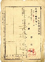 昭和十一年花金通知書藏品圖，第1張