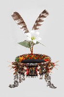 排灣族傳統女頭冠藏品圖，第1張