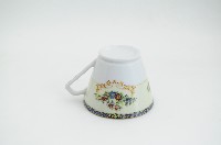 醬口五彩貼花折枝花卉紋咖啡杯藏品圖，第3張