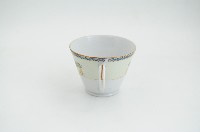 醬口五彩貼花折枝花卉紋咖啡杯藏品圖，第2張