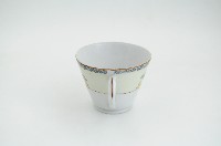 醬口五彩貼花折枝花卉紋咖啡杯藏品圖，第2張