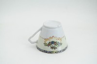 醬口五彩貼花折枝花卉紋咖啡杯藏品圖，第3張