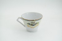 醬口五彩貼花折枝花卉紋咖啡杯藏品圖，第1張