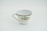 醬口五彩貼花折枝花卉紋咖啡杯藏品圖，第1張