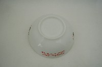 葵花口瓣型彩繪萱草紋白胎玻璃深腹碗藏品圖，第2張