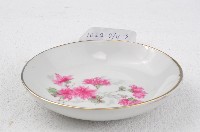 金口五彩折枝花卉紋瓷碟藏品圖，第1張