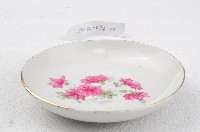 金口五彩折枝花卉紋瓷碟藏品圖，第1張