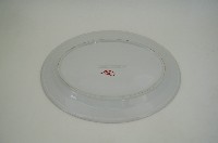 銀口彩繪貼花折枝康乃馨花紋橢圓形長盤藏品圖，第2張