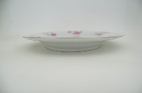 銀口彩繪貼花折枝康乃馨花紋橢圓形長盤藏品圖，第4張