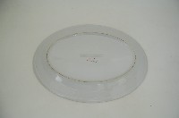 銀口彩繪貼花折枝康乃馨花紋橢圓形長盤藏品圖，第2張