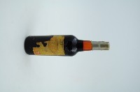 鮮果酒樣品棗色透明玻璃小型酒瓶藏品圖，第1張