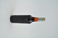 鮮果酒樣品棗色透明玻璃小型酒瓶藏品圖，第2張