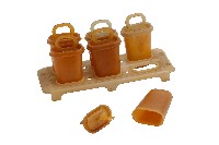 塑膠製橘色製冰棒組藏品圖，第1張