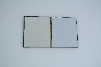 金框折疊隨身鏡藏品圖，第1張