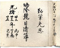 光緒廿二年廿三年廿五年協隆號日清簿藏品圖，第1張