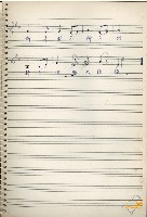Music Book 蔡秋淋先生創作與筆記藏品圖，第20張