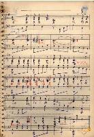 Music Book 蔡秋淋先生創作與筆記藏品圖，第23張