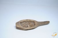 木胎蝴蝶紋製糕模具藏品圖，第3張