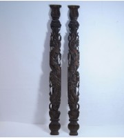 神龕柱木雕構件藏品圖，第2張