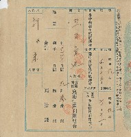 昭和九年四月十三日許氏米向有限責任鹿港信用利組用合開立借貸本金之利息存根藏品圖，第1張