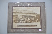 鹿港公學校第廾一回卒業證書授與式紀念合照藏品圖，第1張