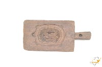 木製陰刻仙桃龜紋粿印藏品圖，第1張