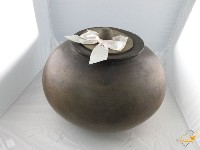 帶蓋窄口鼓腹木胎甕藏品圖，第3張