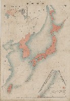 日本地圖(或稱大日本帝國略地圖)明治43年12月29日發行藏品圖，第1張