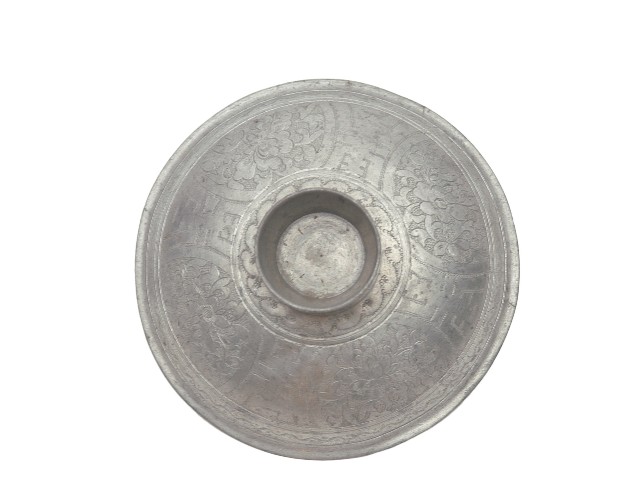 錫彫花供器(組件）-7的圖片