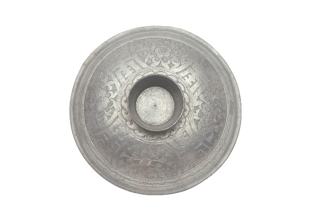 錫彫花供器(組件）-9的圖片