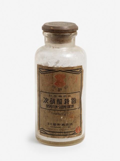 藥用軟木塞寬口透明玻璃長罐的圖片