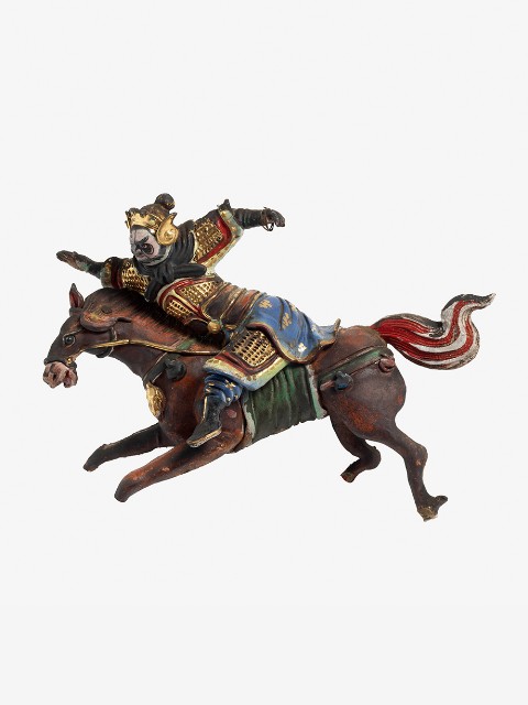司馬懿受困交趾陶作品的圖片