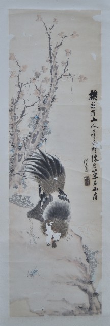 沈元濂設色水墨花鳥圖的圖片