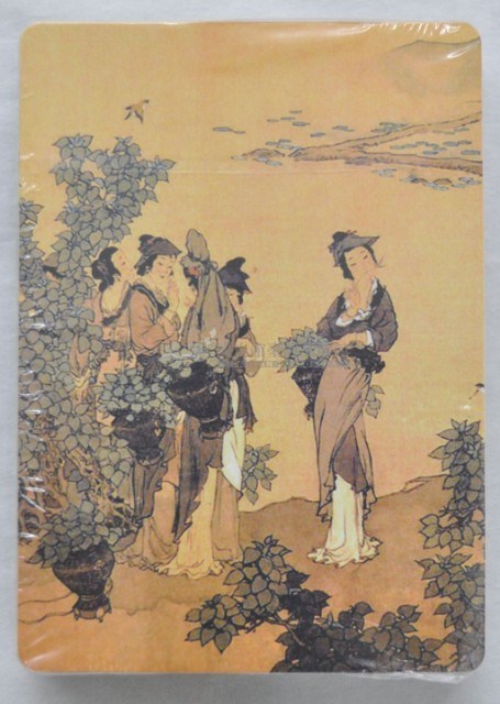 唐詩宋詞梅花圖樣撲克牌藏品圖，第3張