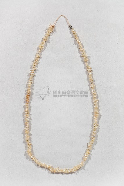 鄒族女用貝殼項鍊藏品圖，第1張